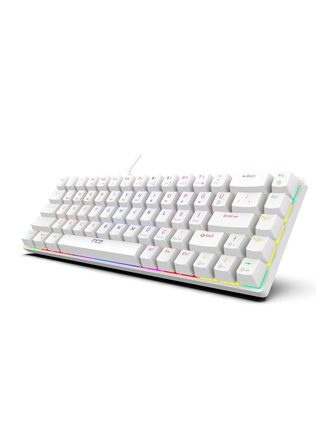 IKG-453 Empousa 68 Keys Red Switch Full Rainbow Mechanical Keyboard-6