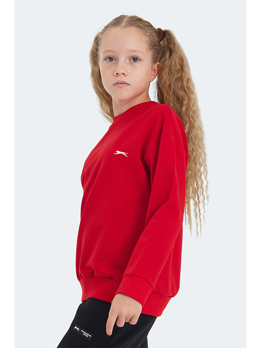 Luppa In Unisex Çocuk Kırmızı Sweatshırt-4