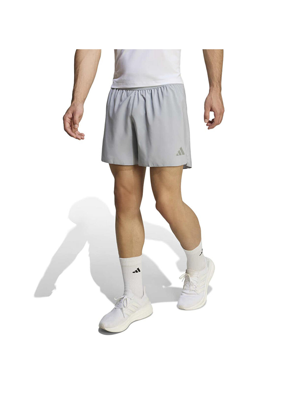 Running Essentials Erkek Gri Şort