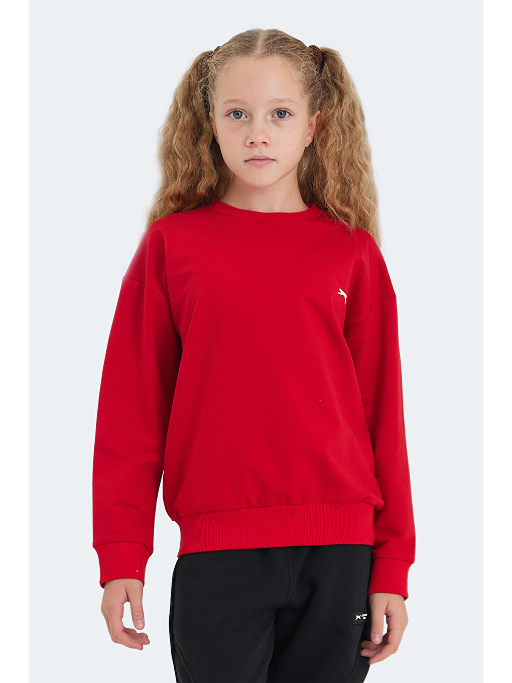 Luppa In Unisex Çocuk Kırmızı Sweatshırt-6