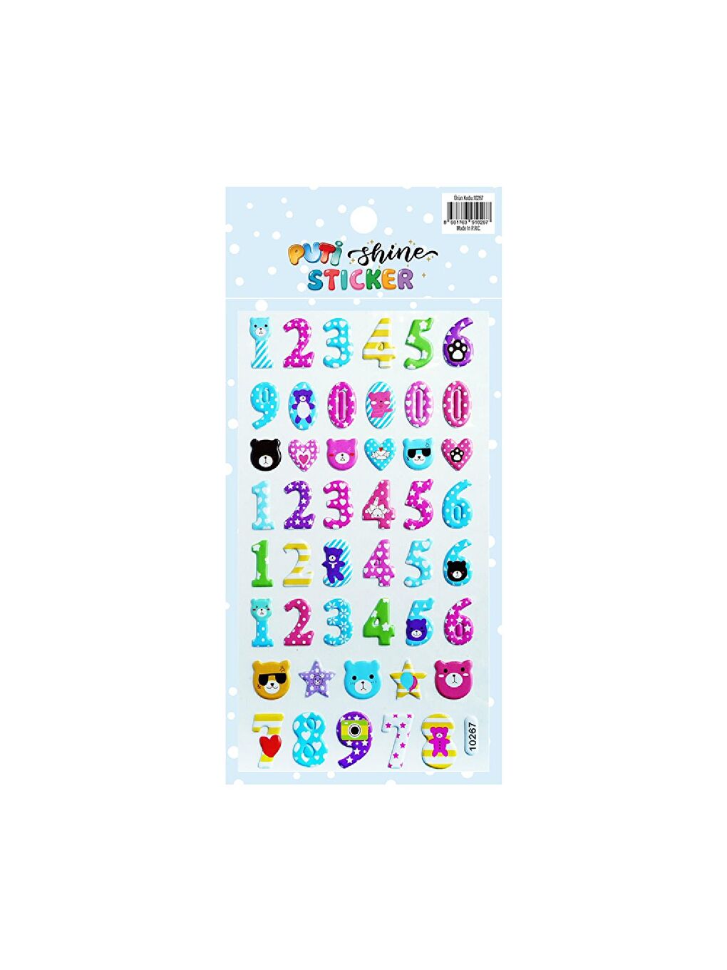 Shine Sticker - Rakamlar (10267)