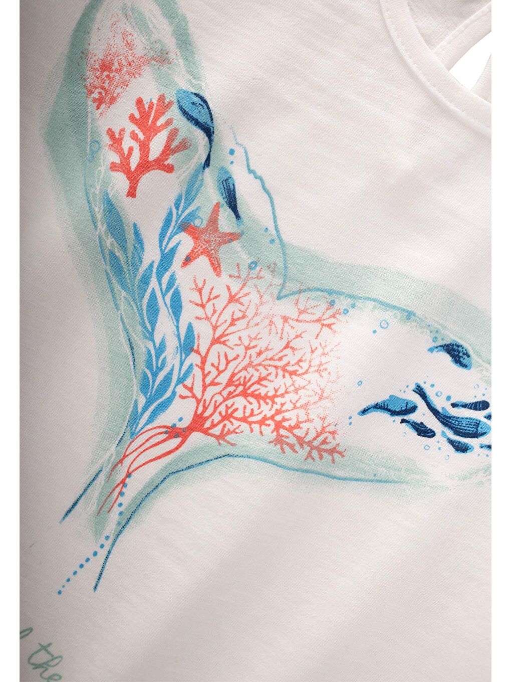 Beyaz Kız Çocuk Tişört-2