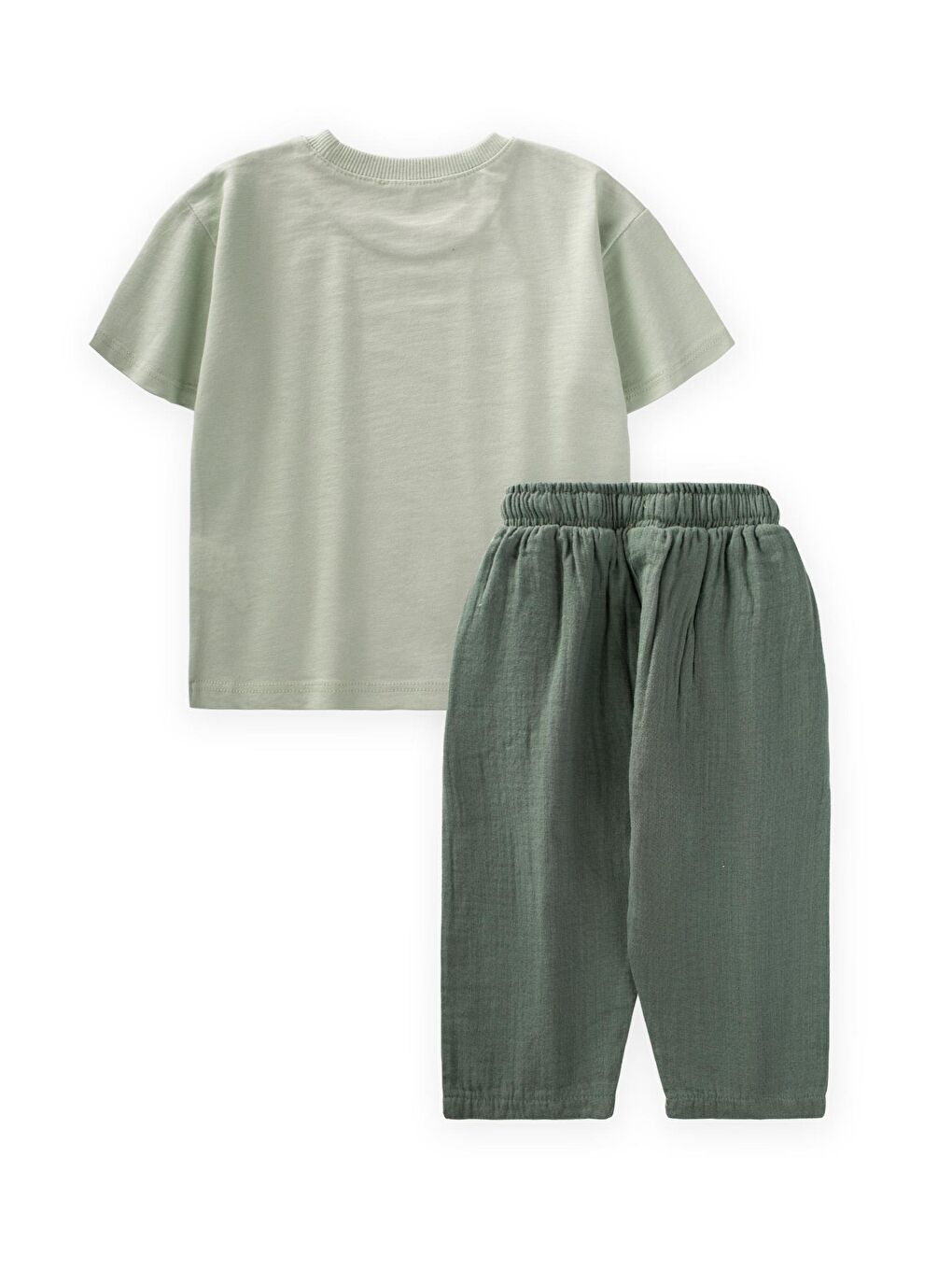 Turkuaz Erkek Çocuk Baskılı Takım-1