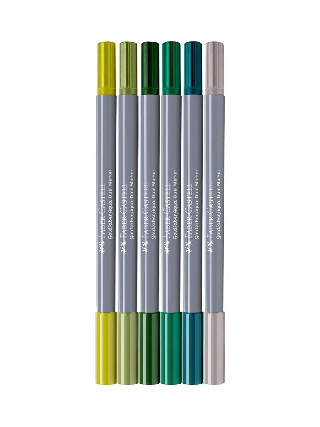 Goldfaber Aqua Çift Uçlu Markör Kaligrafi 6’lı Set – Su Bazlı, Çevre Dostu, Sanatsal Kalemler-2