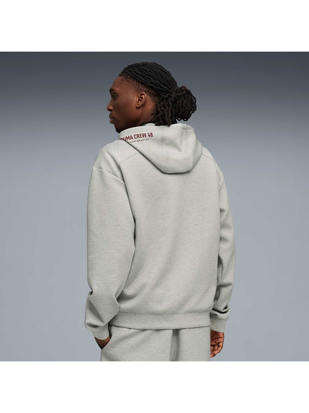 Gri CLOUDSPUN Erkek Kapüşonlu SWEATSHIRT-2