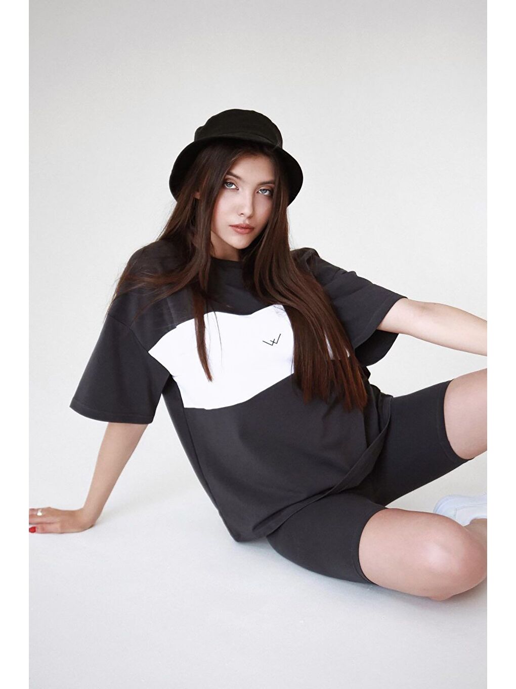 Siyah Nakışlı Tişört Mg1421-5