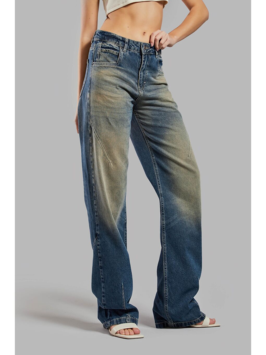 Mavi Kadın T.Kot Rengi 2S525 Loose Baggy Fit %100 Pamuk Denim