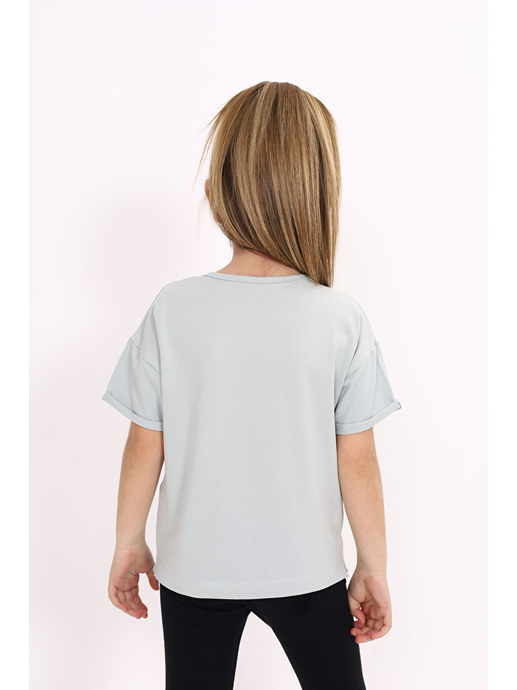 Yeşil Kız Çocuk Tişört-2