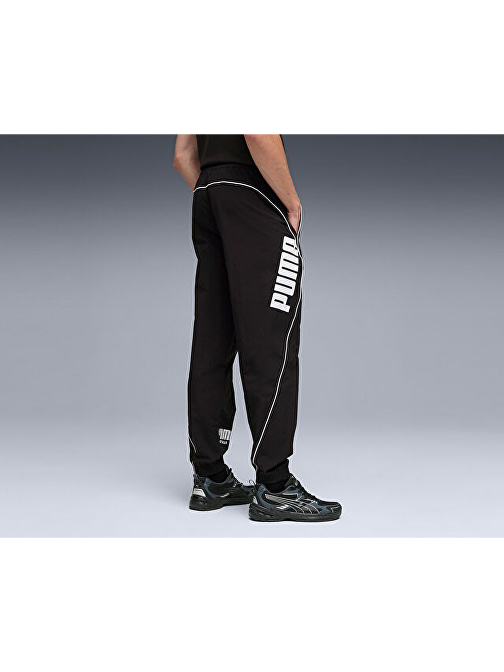 Puma Sport Woven Track Pants Erkek Günlük Eşofman Altı 69217601 Siyah-1