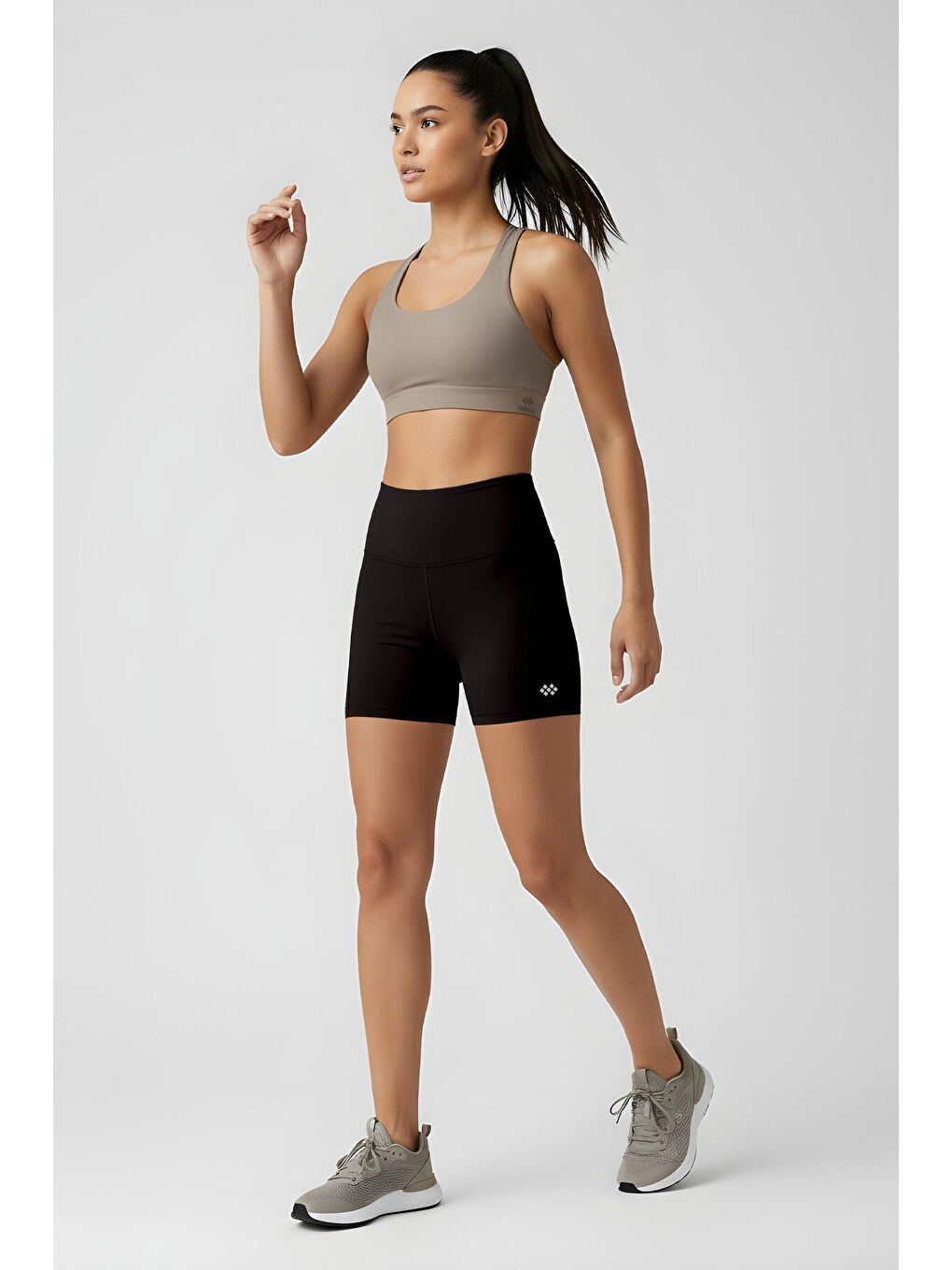 Slim Fit Yüksek Bel 3lü Paket Siyah Kadın Tayt-4