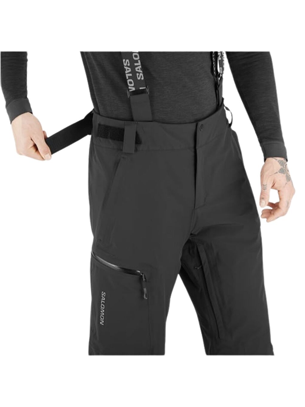 Brilliant Pant Erkek Siyah Kayak Pantolonu-2