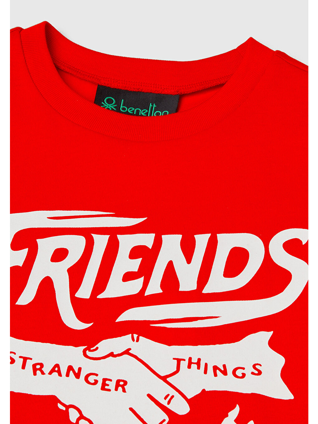 Karışık Erkek Çocuk %100 Pamuk Stranger Things Ön Baskılı Kısa Kollu T-Shirt-2