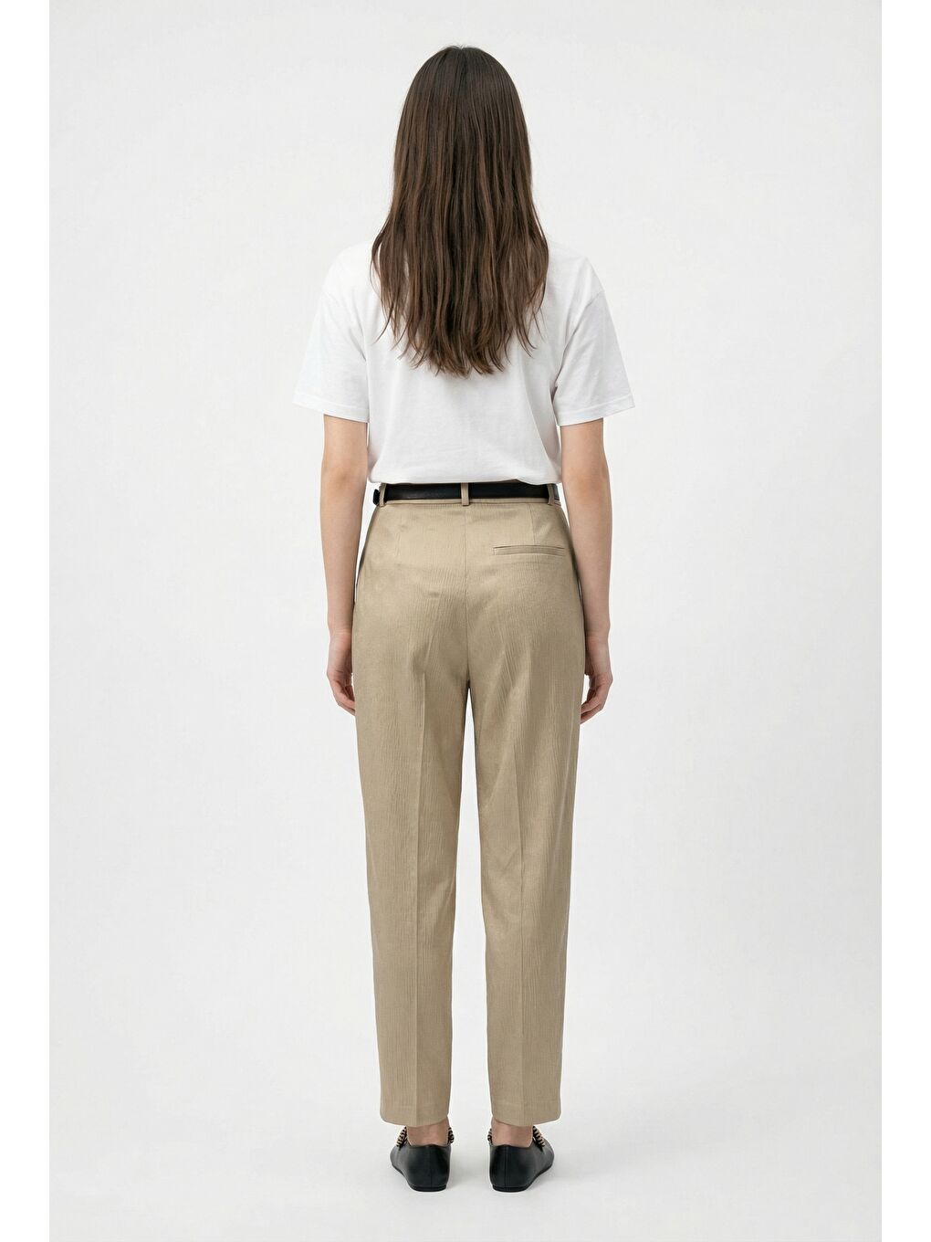 Dondurma Baskılı Oversize Tişört Ekru-4