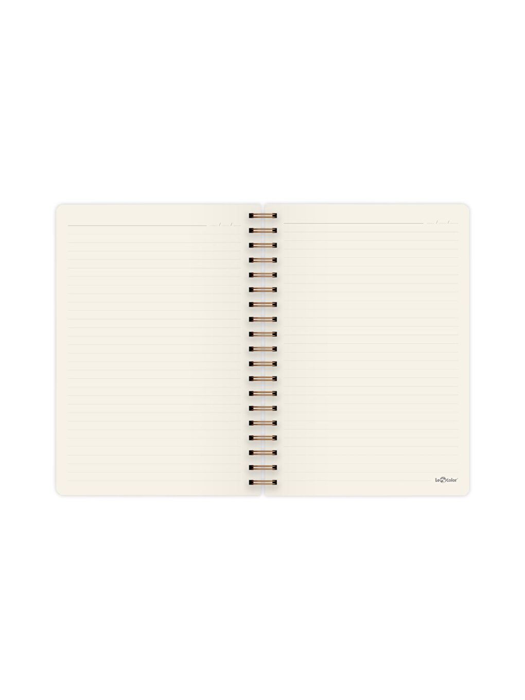 Botanical Spiralli Defter Çizgili Pembe 17x24 cm-2