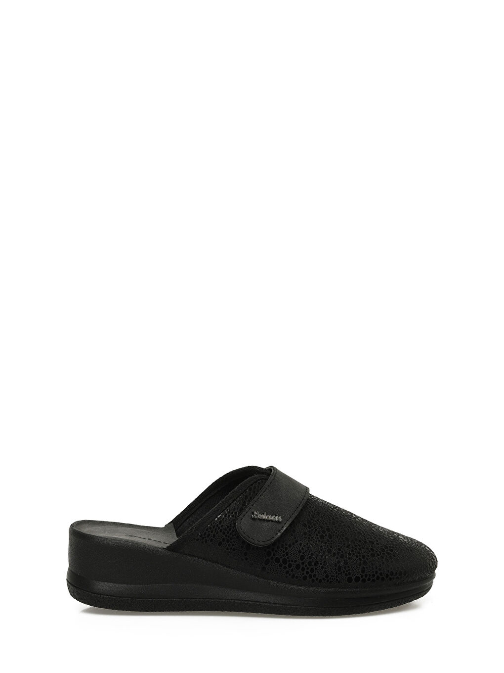 609023.Z5PR Siyah Kadın Ev Terliği