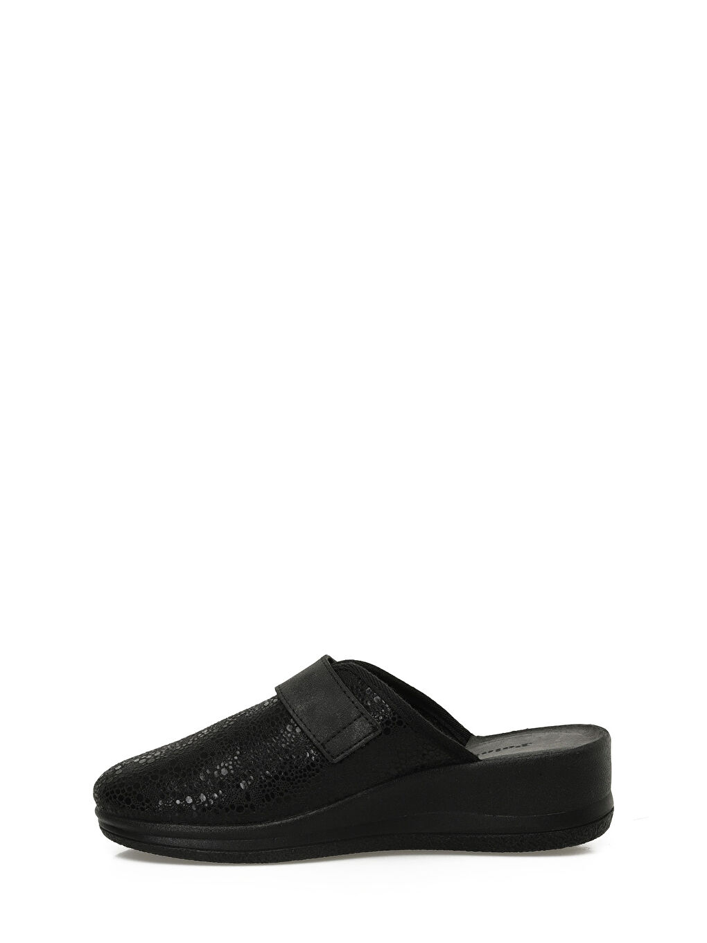 609023.Z5PR Siyah Kadın Ev Terliği-2