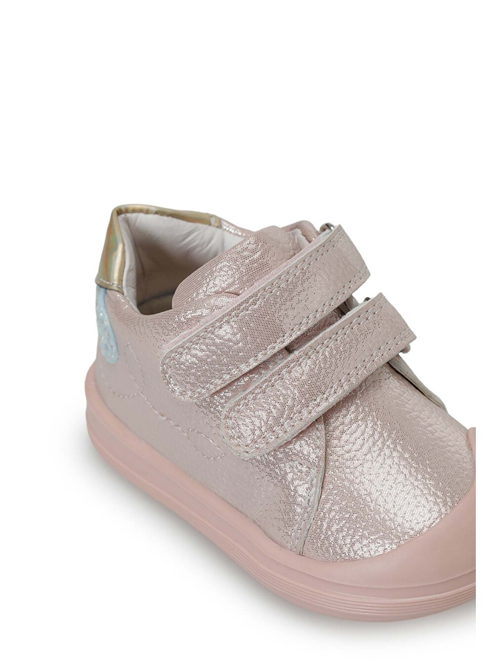 Pembe Flu.ı Pudra Kız Bebek High Sneaker-6
