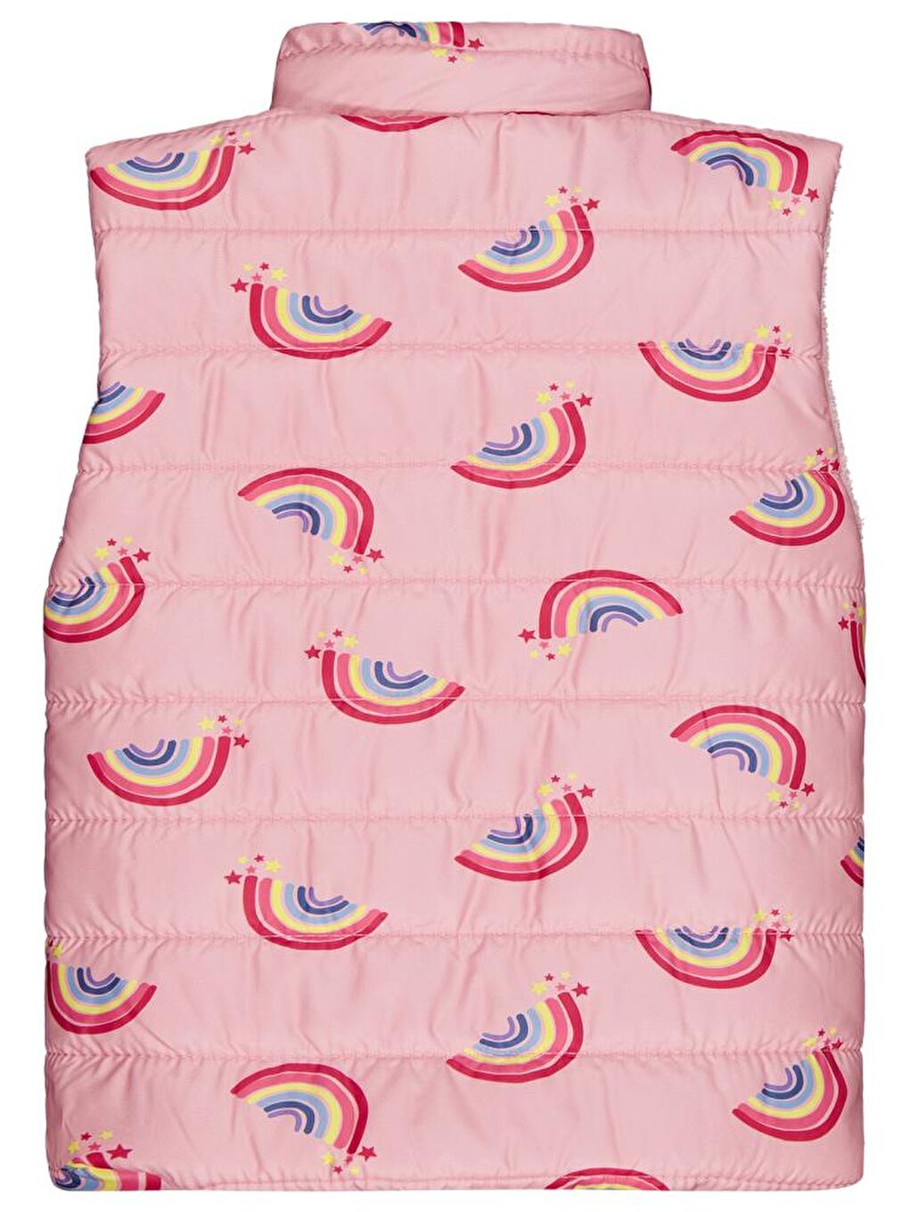 Pembe Girls Rainbow Baskılı 6-9 Yaş Yelek-2