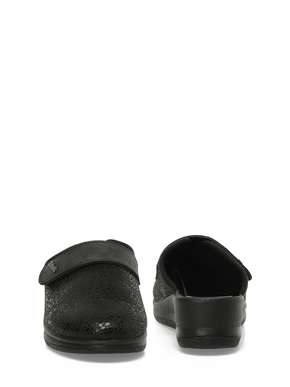 609023.Z5PR Siyah Kadın Ev Terliği-4