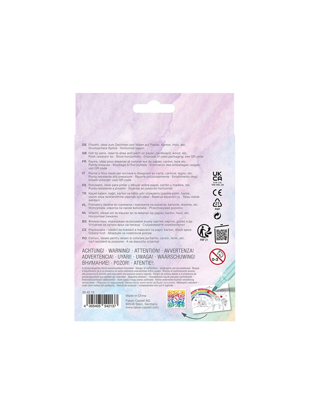 Keçeli Kalem 13'lü Set – 10 Renk + 3 Parıltılı Kalem, Çıkartmalı-1