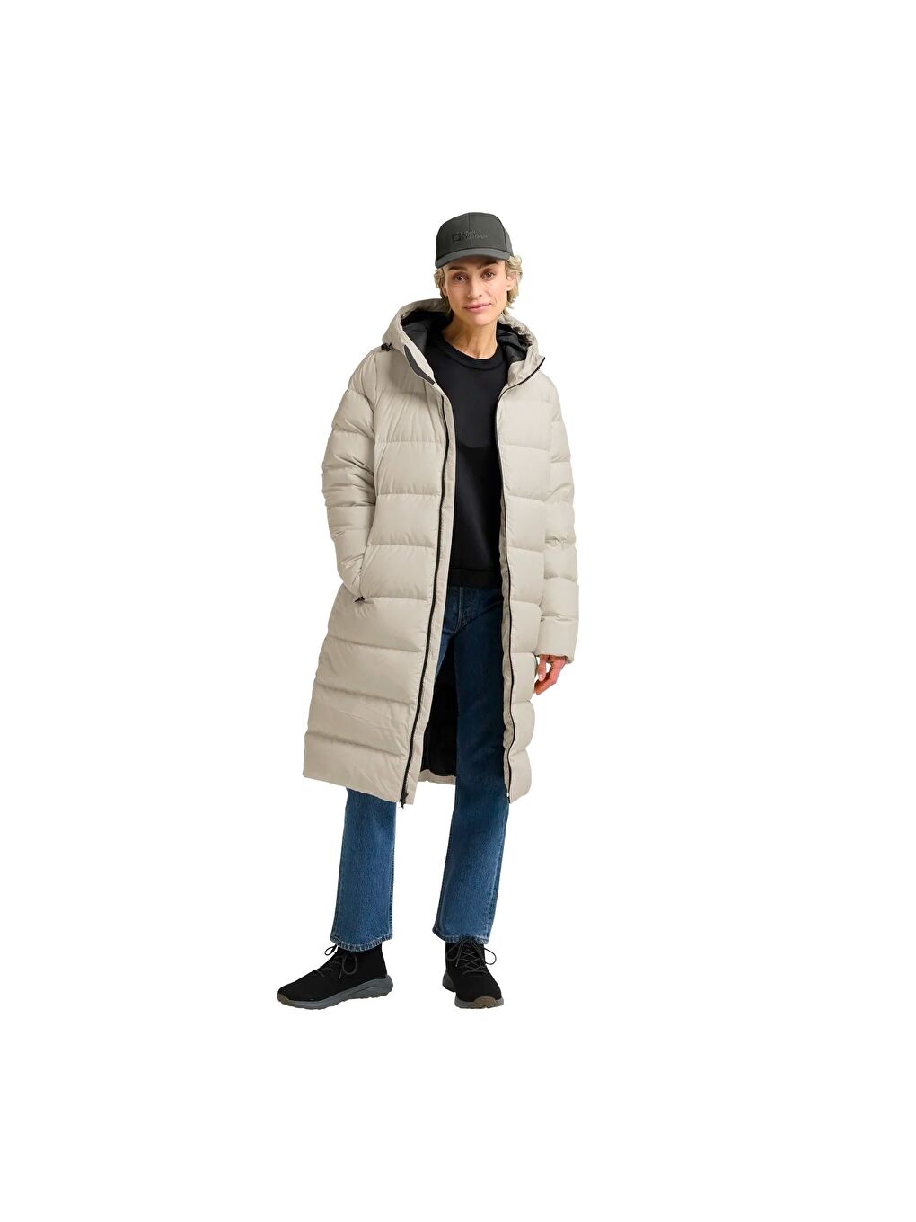 Ekru Frozen Palace Rds Kadın Bej Outdoor Ceketi-6