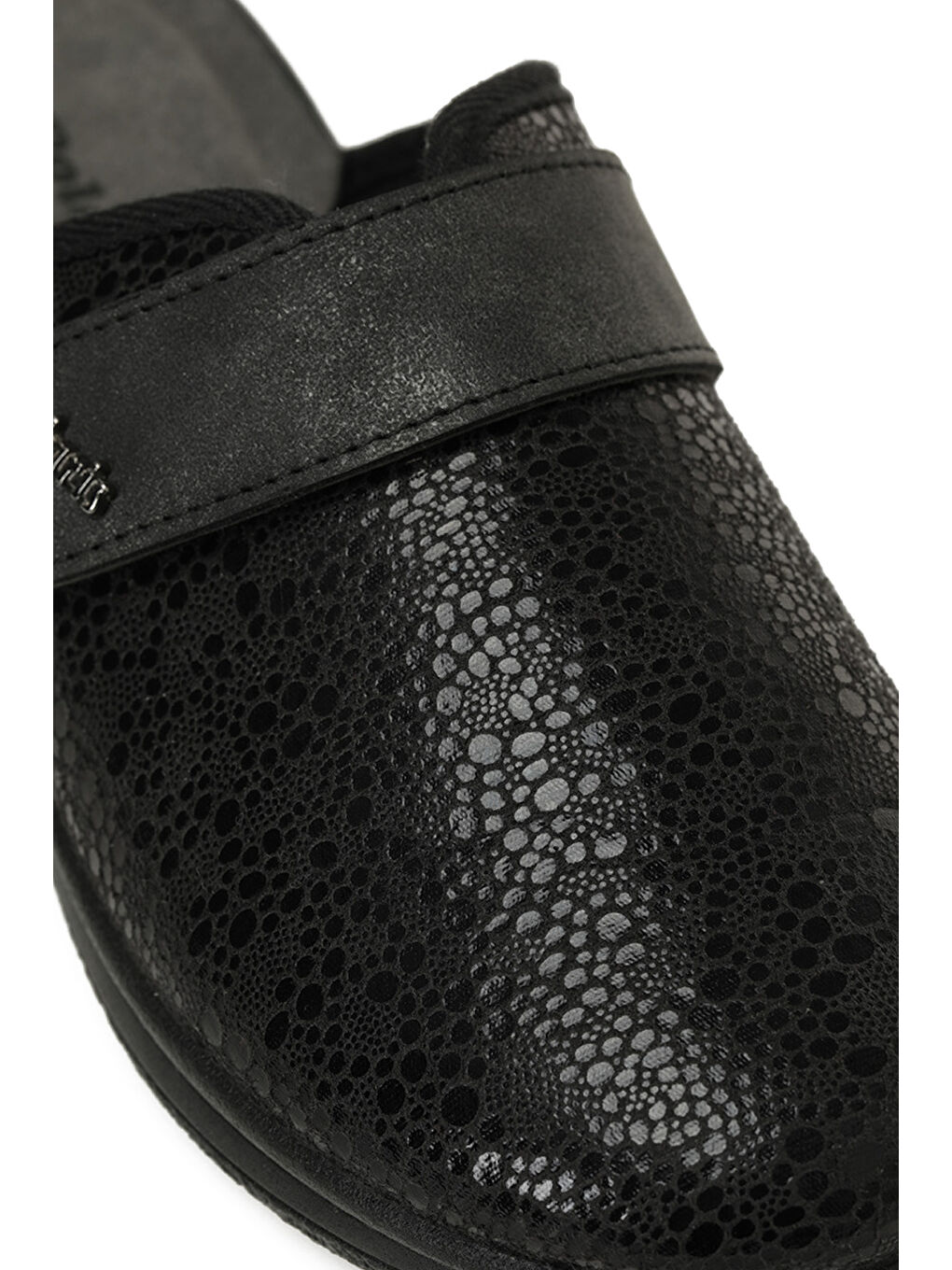 609023.Z5PR Siyah Kadın Ev Terliği-6