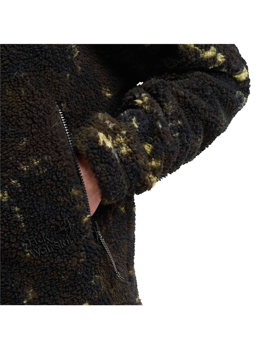 Stone Lite Aop Kadın Siyah Outdoor Ceketi-3