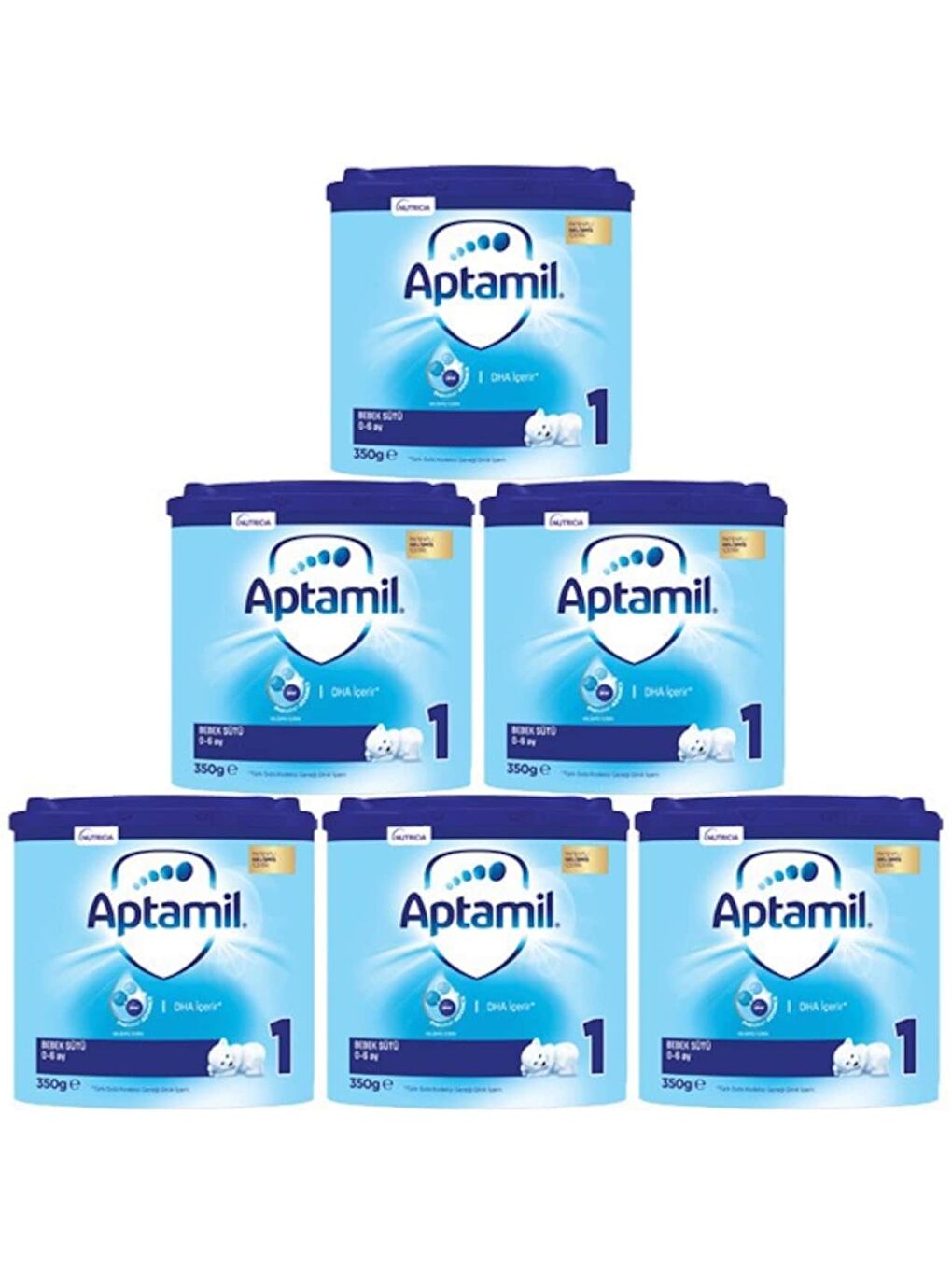 Aptamil 1 Bebek Sütü 350 g 0-6 Ay Akıllı Kutu x 6 Adet