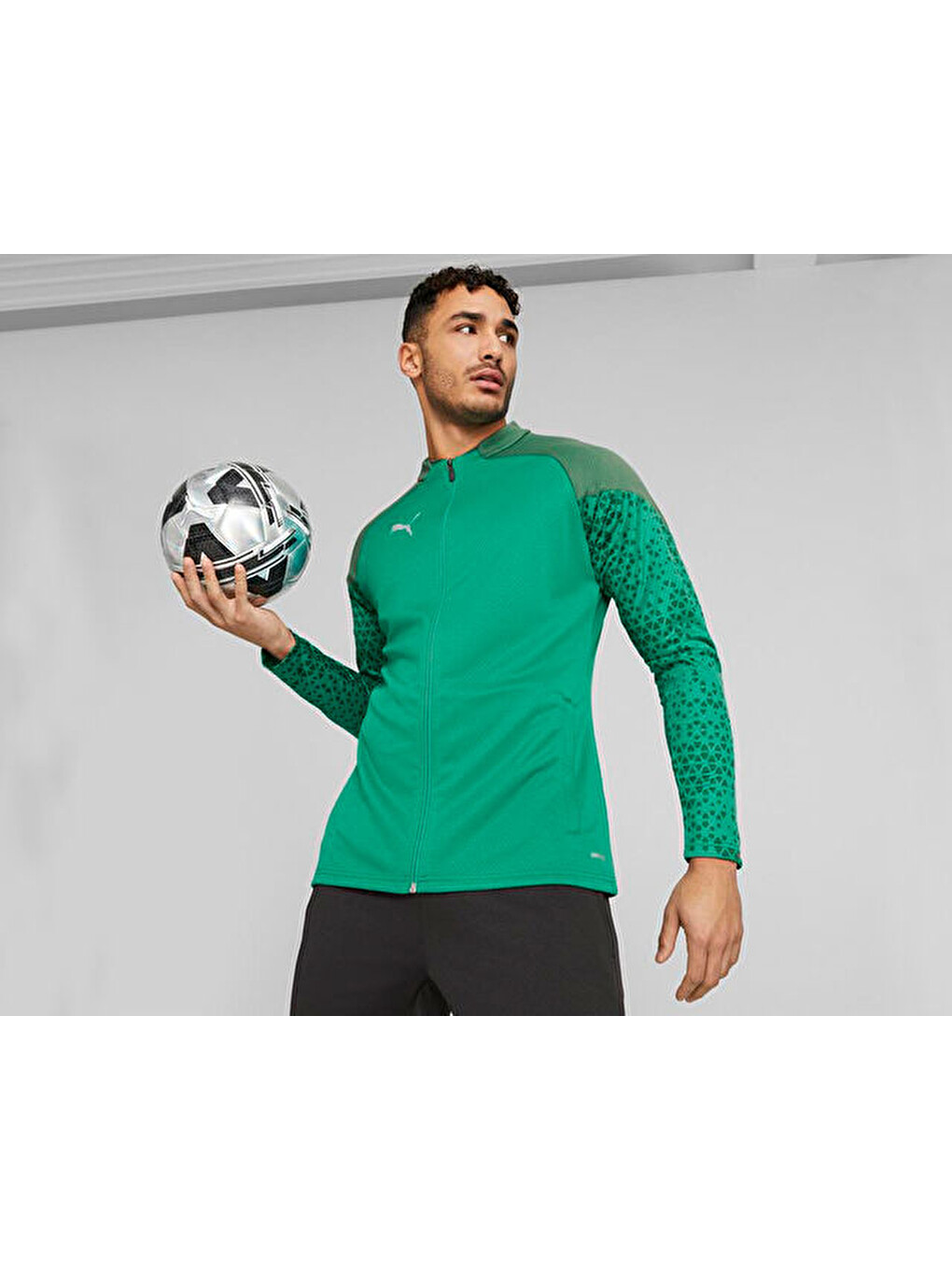 Teamcup Training Jacket Erkek Futbol Antrenman Ceketi 65798305 Yeşil-2