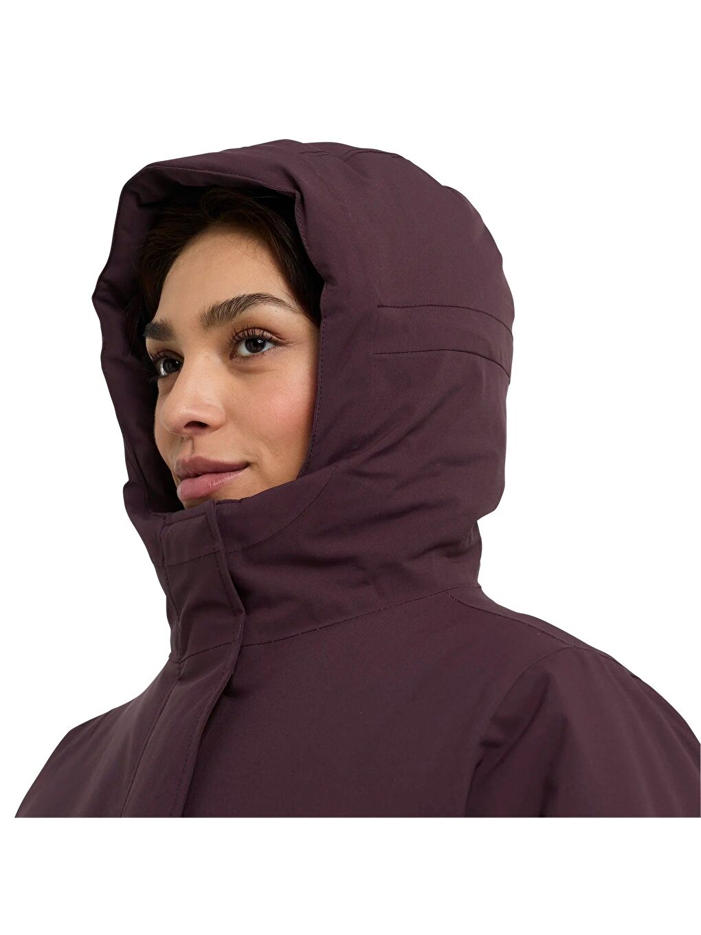 Mürdüm Wintertide Kadın Mor Outdoor Ceketi-2