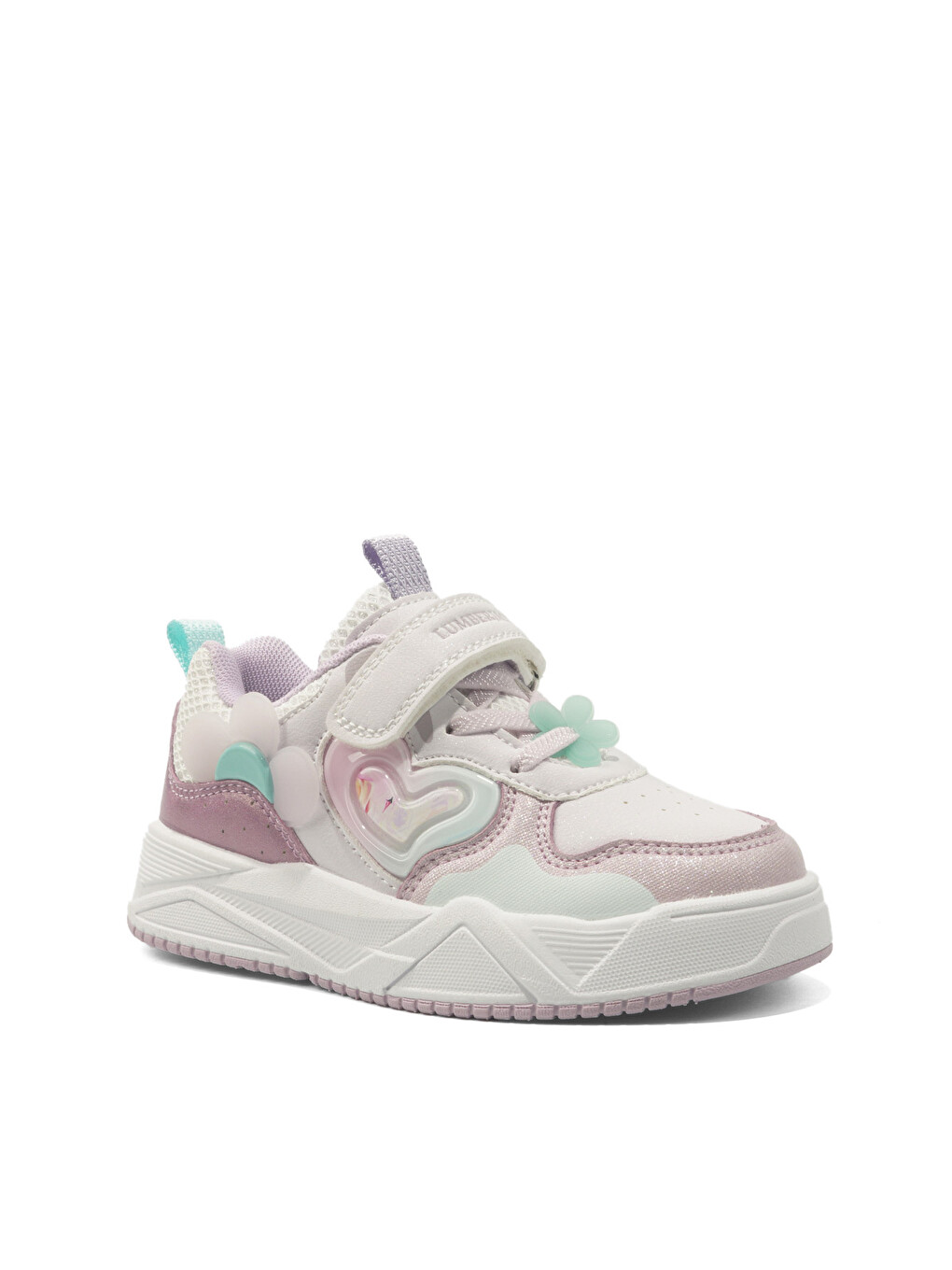 Mor Flowly Lila Kız Çocuk Sneaker-1