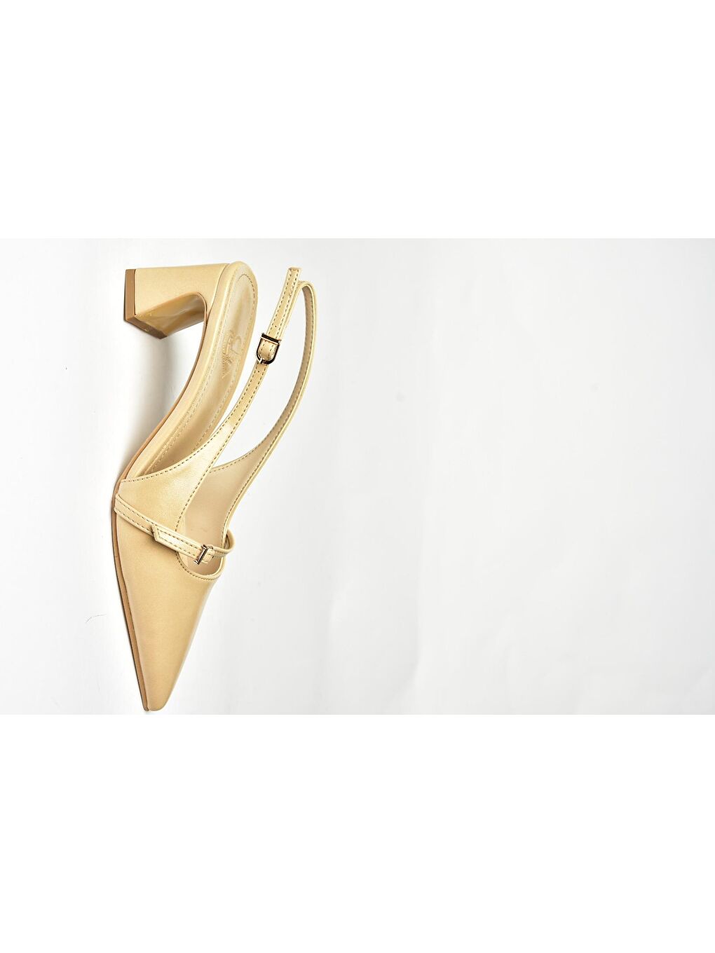 Bej Ten Kadın Topuklu Ayakkabı U6540787-6