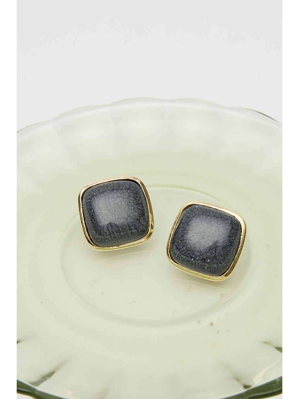 Siyah ANTİK MERMER KÜPE SİYAH