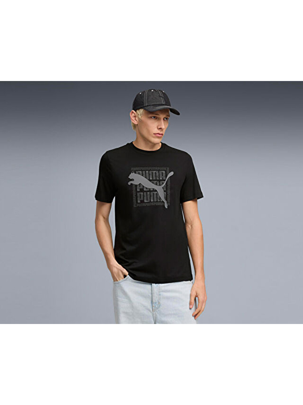 Graphic Tee Erkek Günlük Tişört 69177501 Siyah-2
