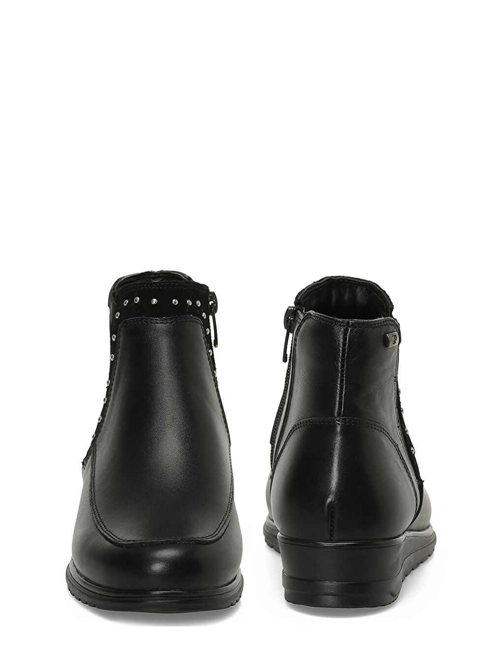 105655.Z5PR Siyah Kadın Dolgu Topuk Bot-4