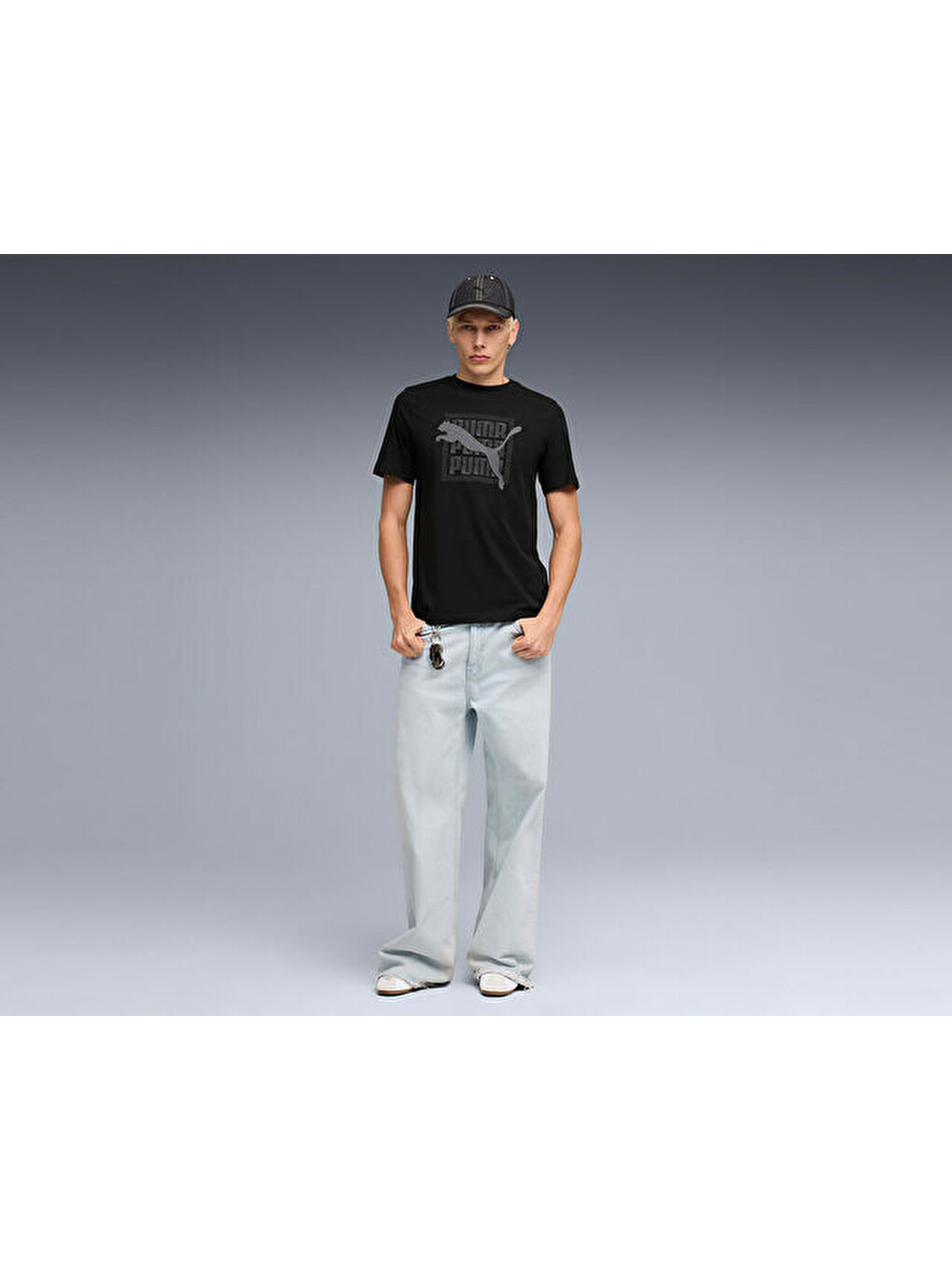 Graphic Tee Erkek Günlük Tişört 69177501 Siyah-4