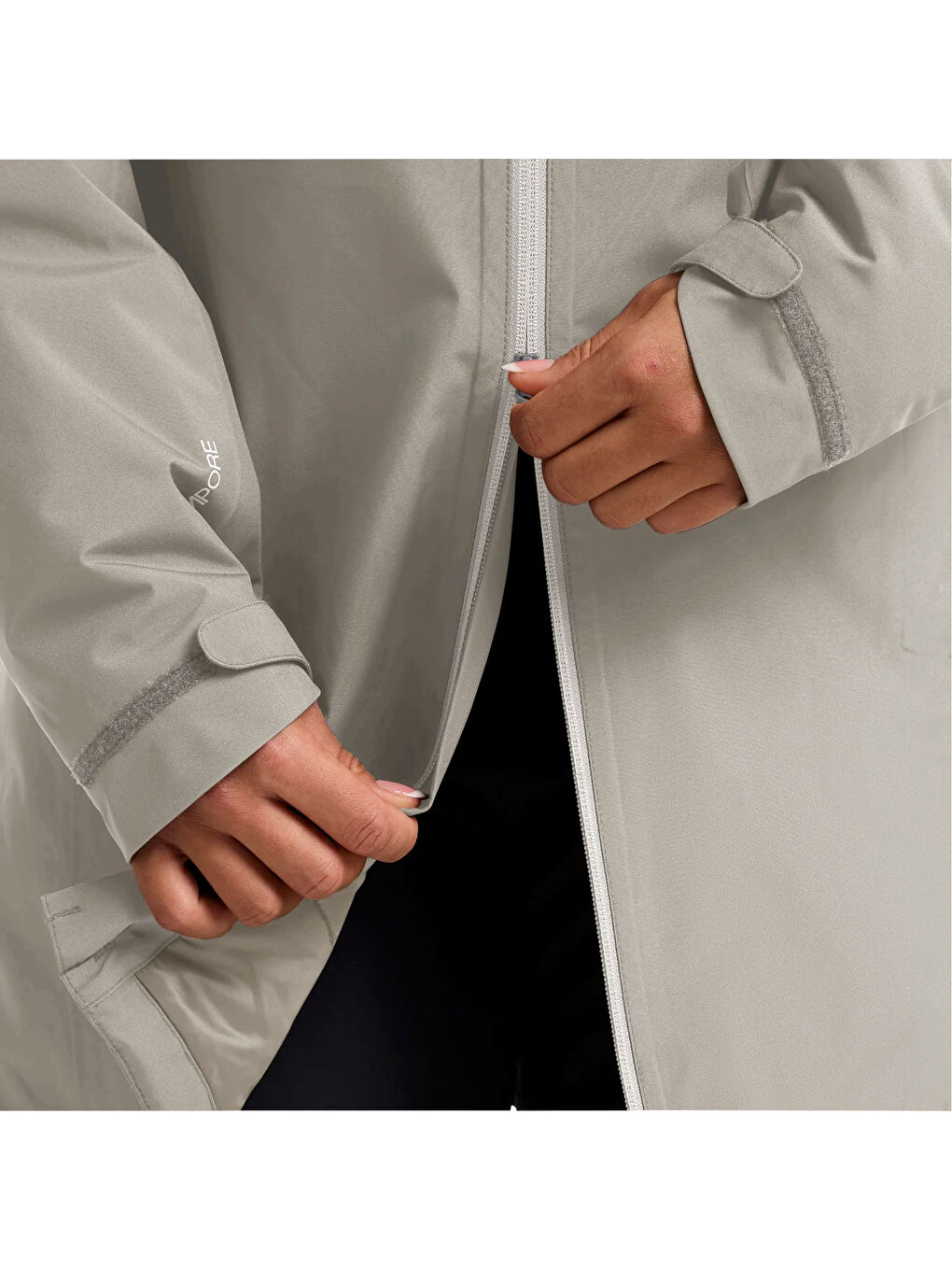 Ekru Heidelstein Ins Kadın Bej Outdoor Ceketi-3