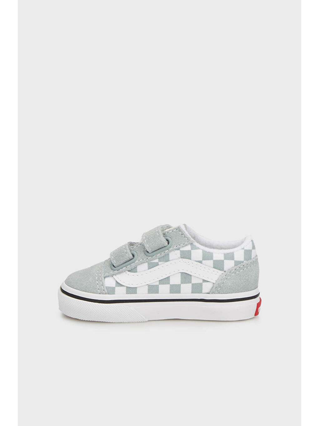 Yeşil Old Skool V Kareli Süet Sneaker Ayakkabı VN0009RCEPO1-2