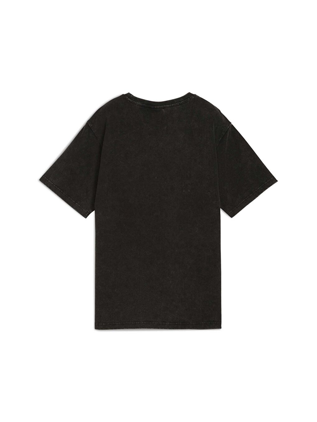 Siyah ESSENTIALS Elevated Kadın Geniş Kesim Tişört-3