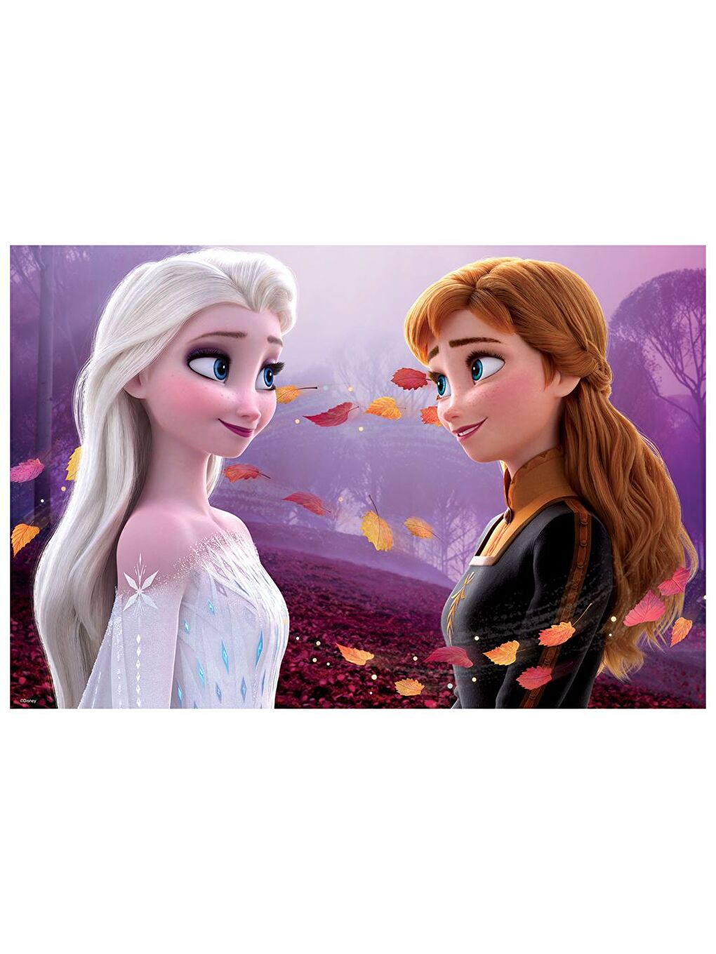 Frozen Çift Taraflı Puzzle 200 Parça 37547-1