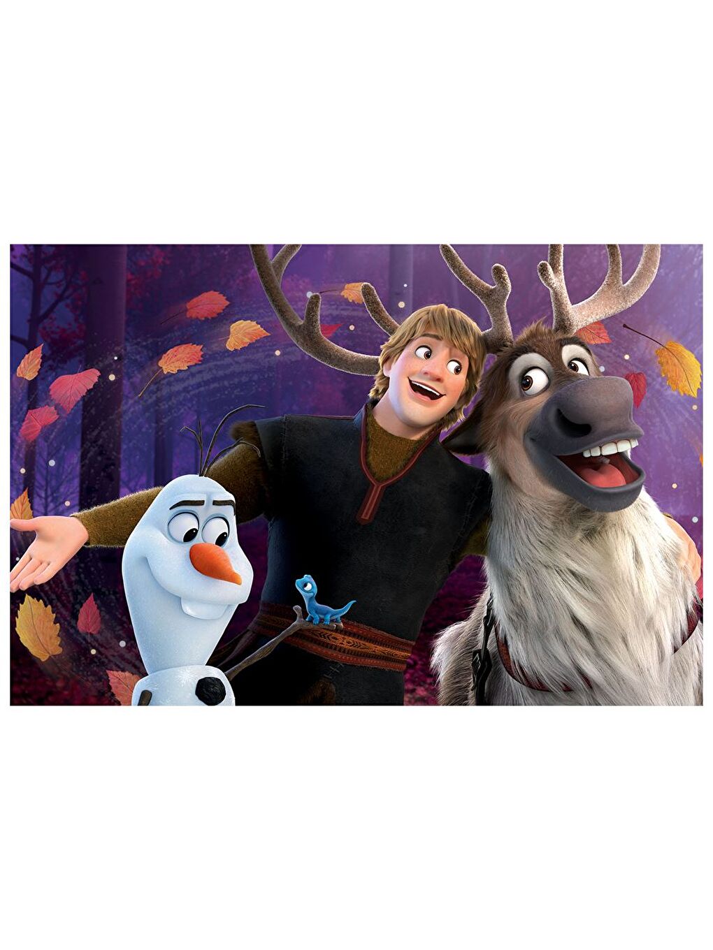 Frozen Çift Taraflı Puzzle 200 Parça 37547-2