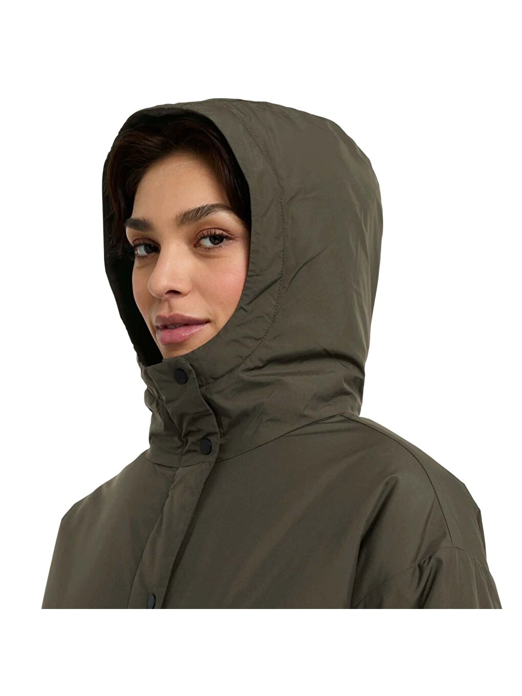 Haki Altay Kadın Yeşil Outdoor Ceketi-1