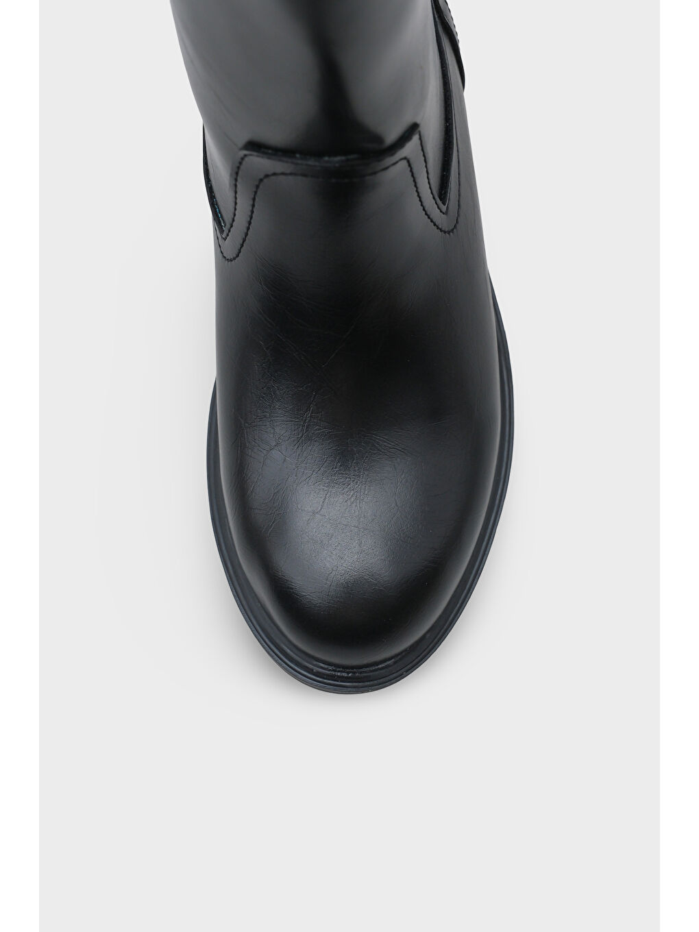 Emmye Kadın Siyah Yuvarlak Burun Bot-3