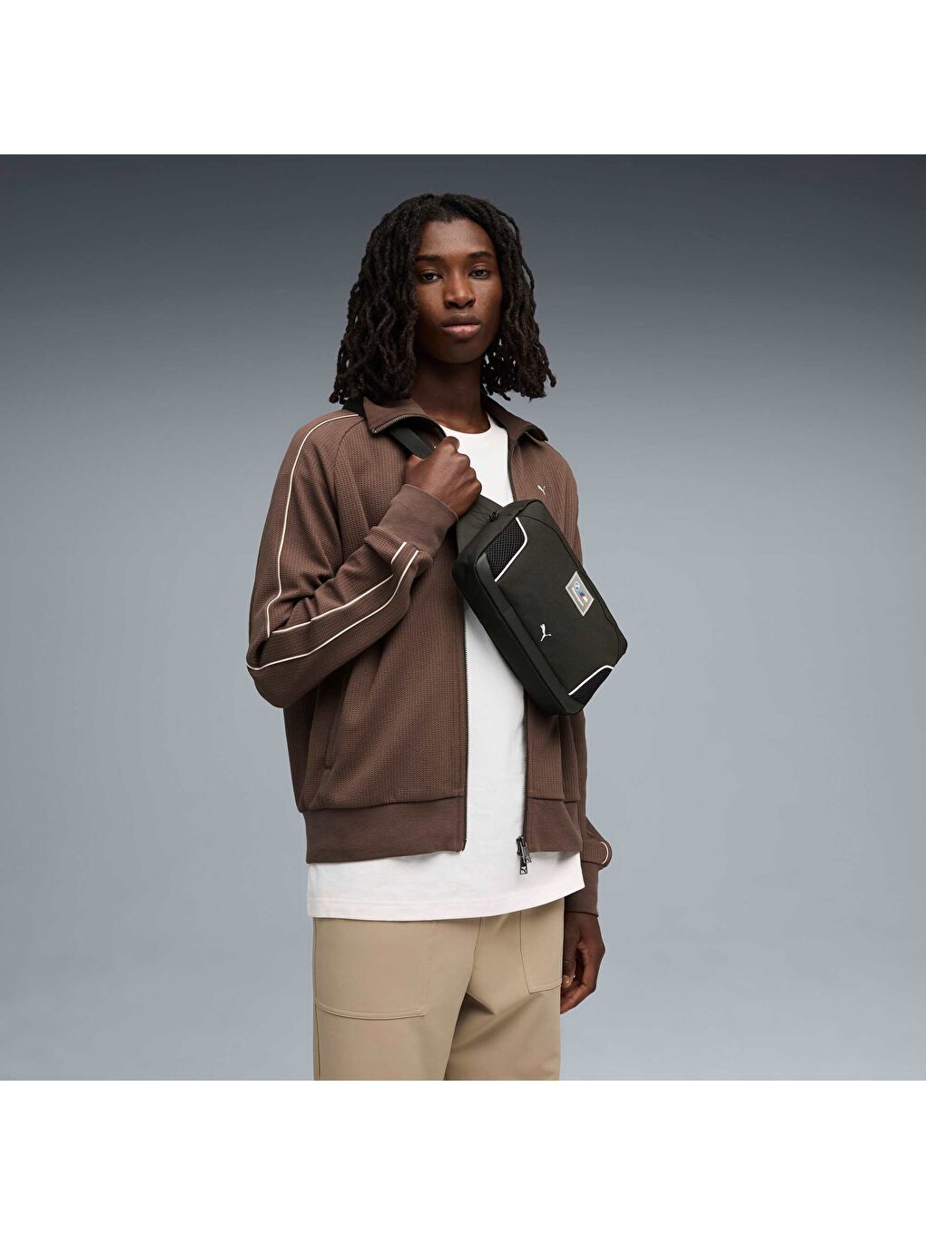 Siyah BMW M Motorsport Büyük Bel Çantası-2