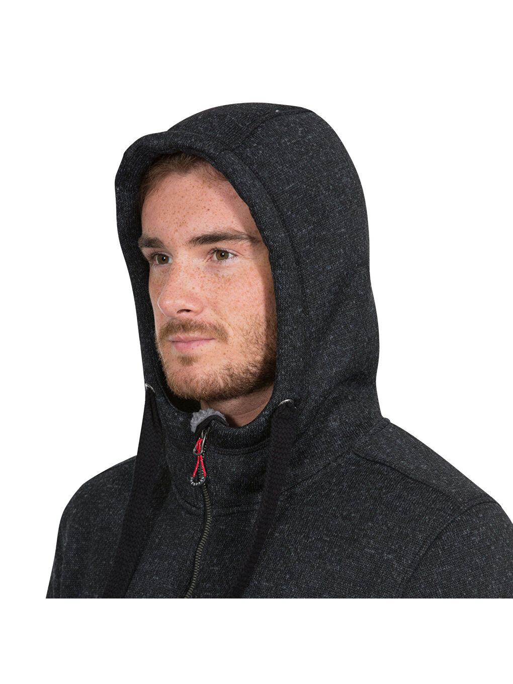 Antrasit Tableypipe - Fleece At500 Erkek Gri Polar Fermuarlı Sweatshirt-3
