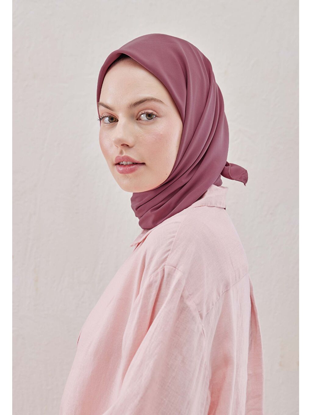 Mürdüm Pamuk İpek Eşarp Erik Çürüğü-2