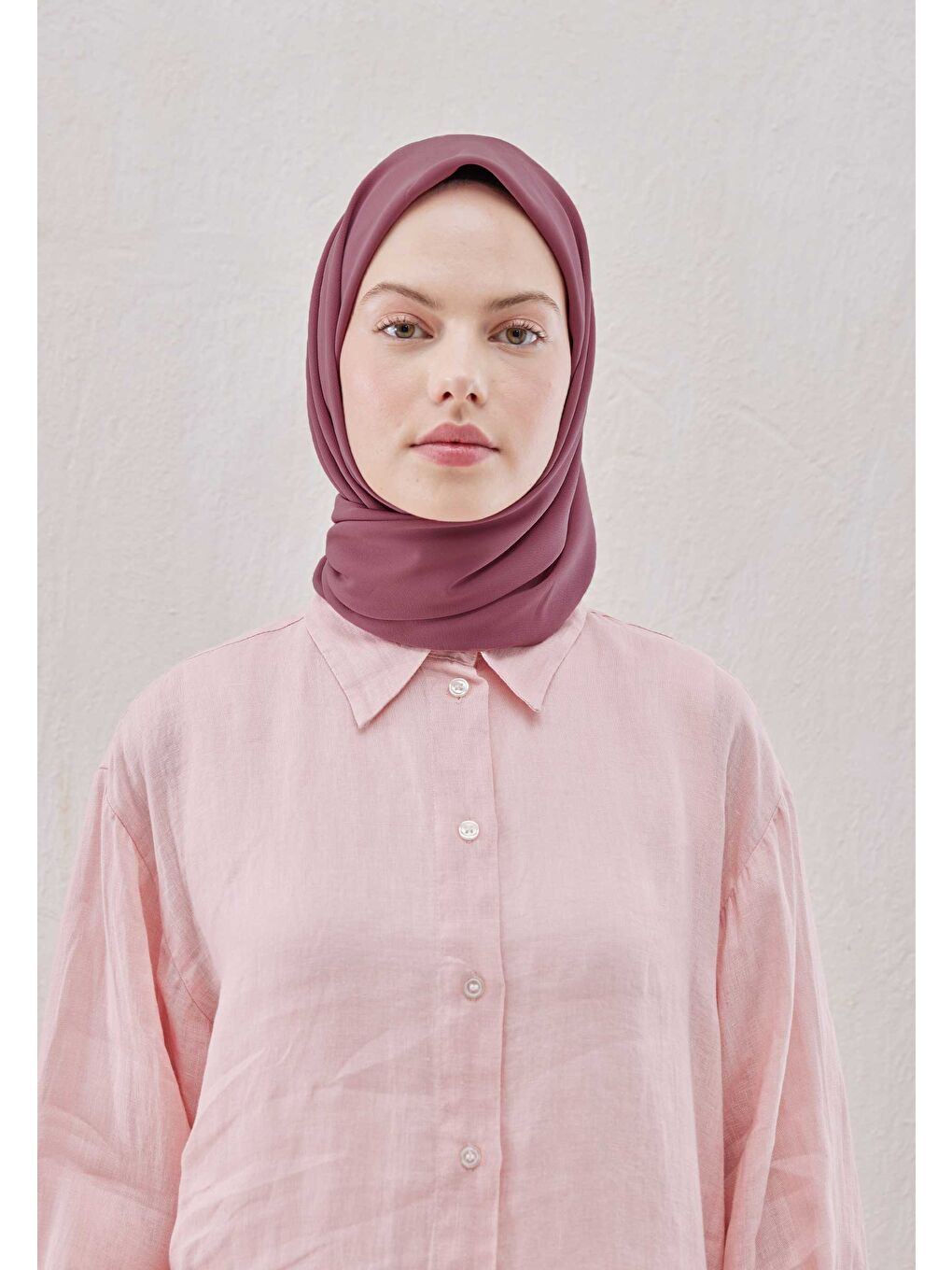 Mürdüm Pamuk İpek Eşarp Erik Çürüğü-3