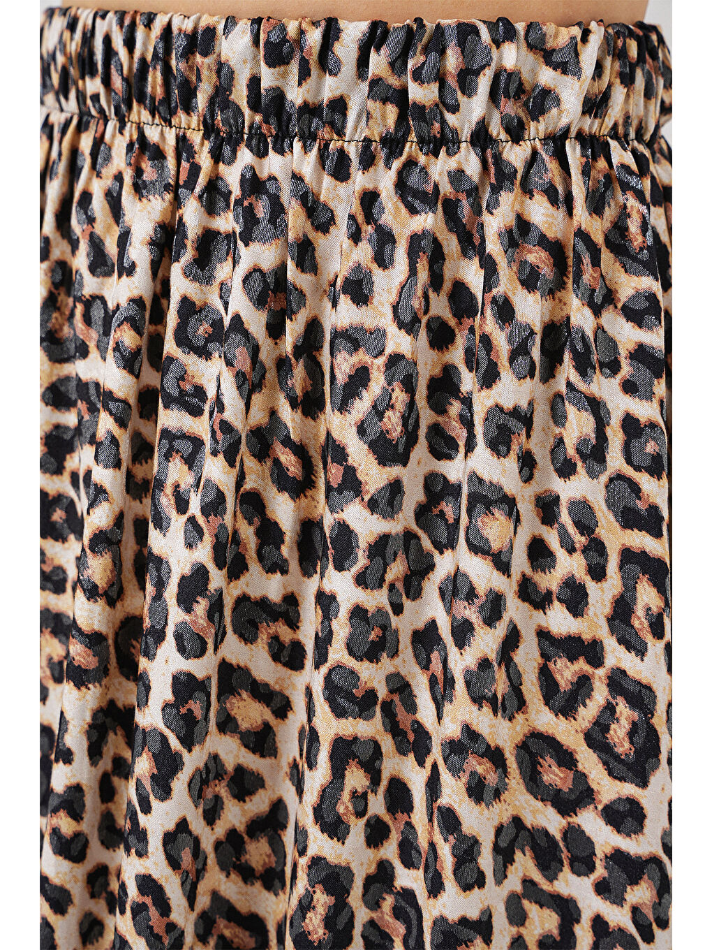 Kadın Uzun Ayrobin Etek 8050 - C. Kahverengi-5