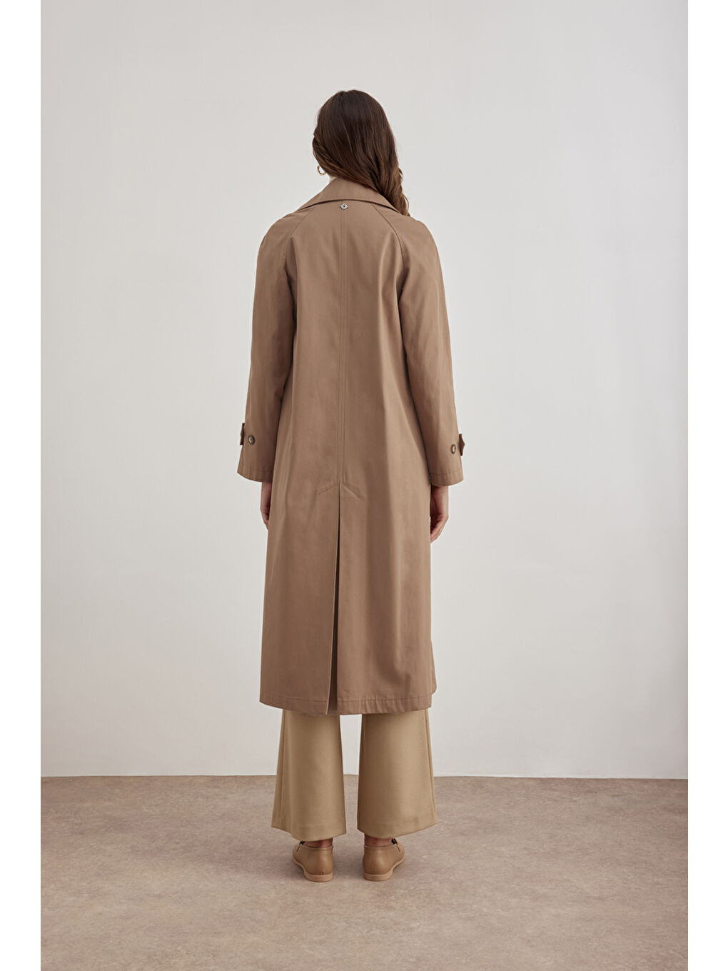 Kahverengi 7161111 Reglan Trençkot-4