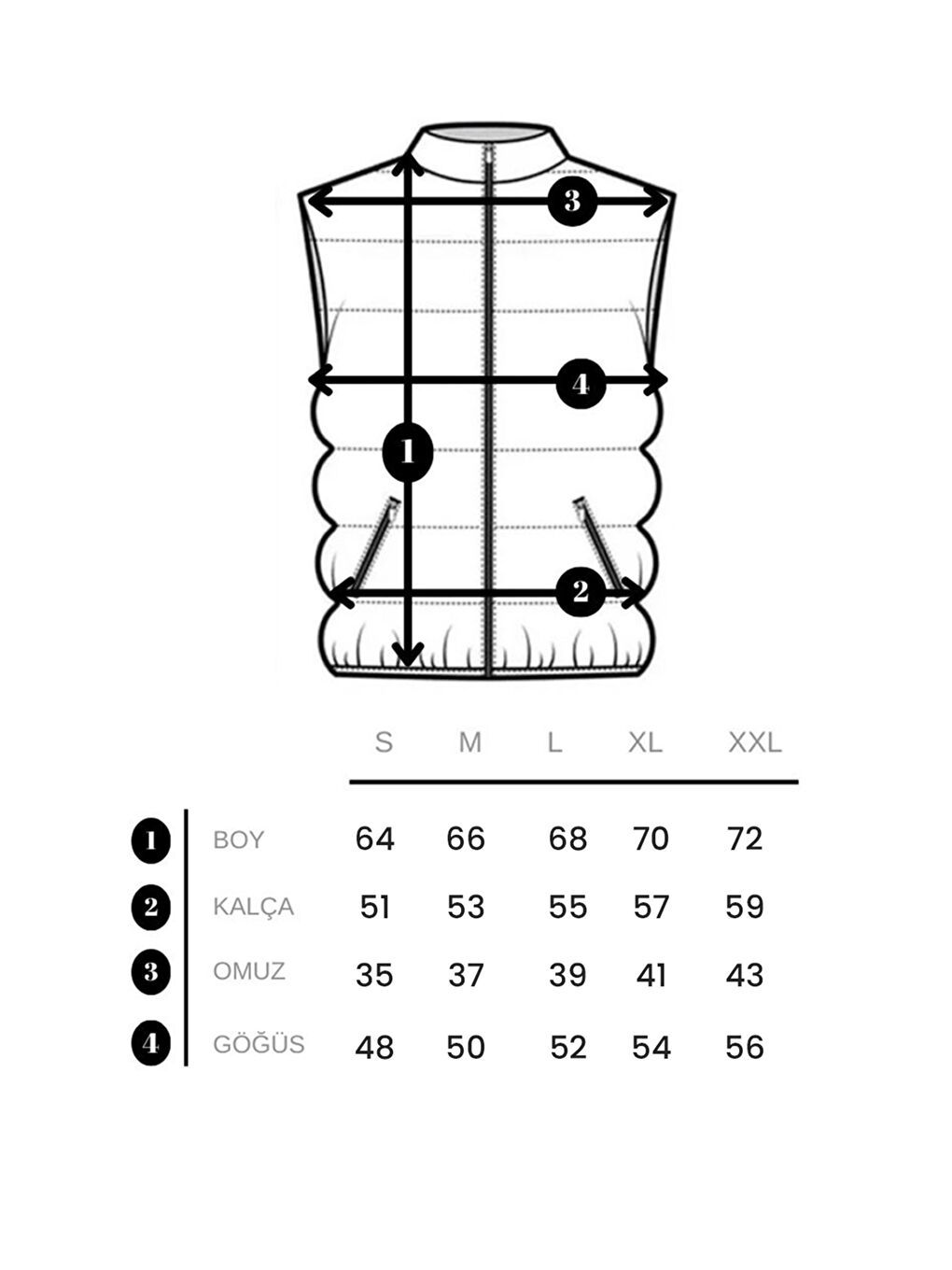 Bej Armalı Dik Yaka Nova Erkek Şişme Yelek PLDP 2959-NY_60317-6
